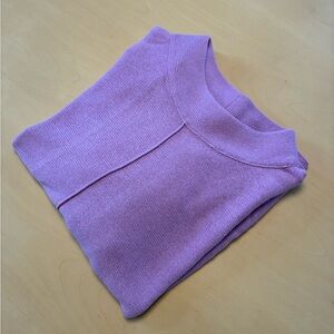 Eileen Fisher cashmere and cotton Lavender Sweater